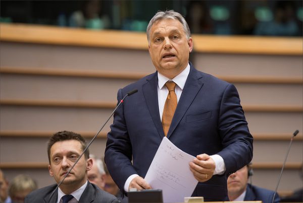 Viktor Orban. European Parliament, April 2017.
