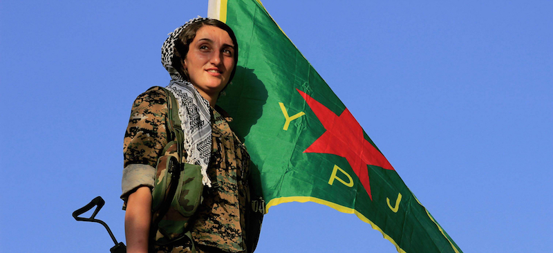 Kurdish YPG/YPJ fighter. Syria, September 2016.